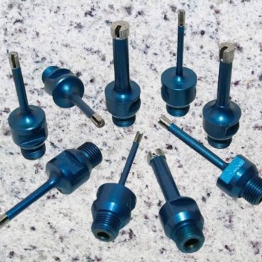 Brocas Diamantadas BRMG 6mm a 12mm para Furo em Granito em Porto Alegre - RS