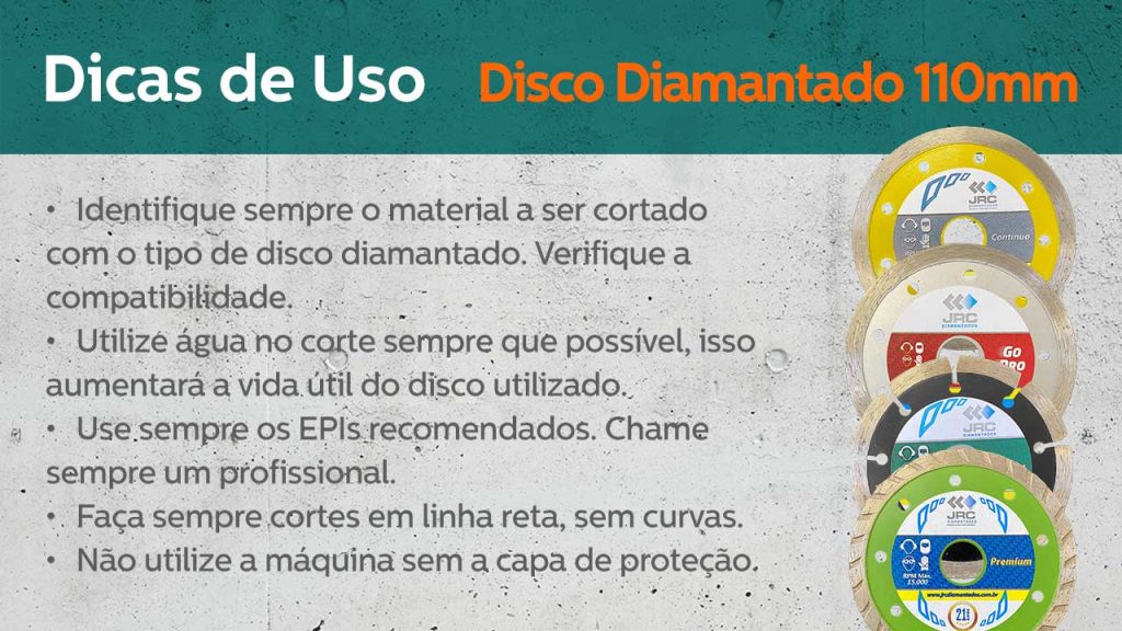 Disco Diamantado 110mm